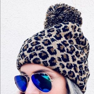 (NEW) Leopard Beanie